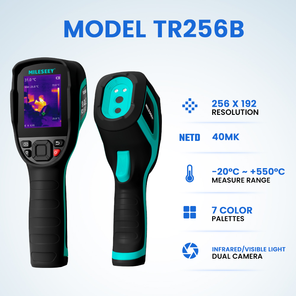 Nf 521 Thermal Imaging Camera - Mileseey Yüksek Hassasiyetli Termal Kamera, TR256B