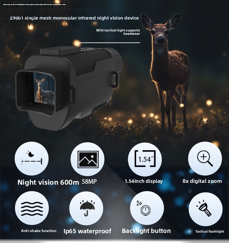 Z9001 Termal Dürbün Termal Mon - Thermal Scope Night Vision Monocular incelemesi ve fiyatı