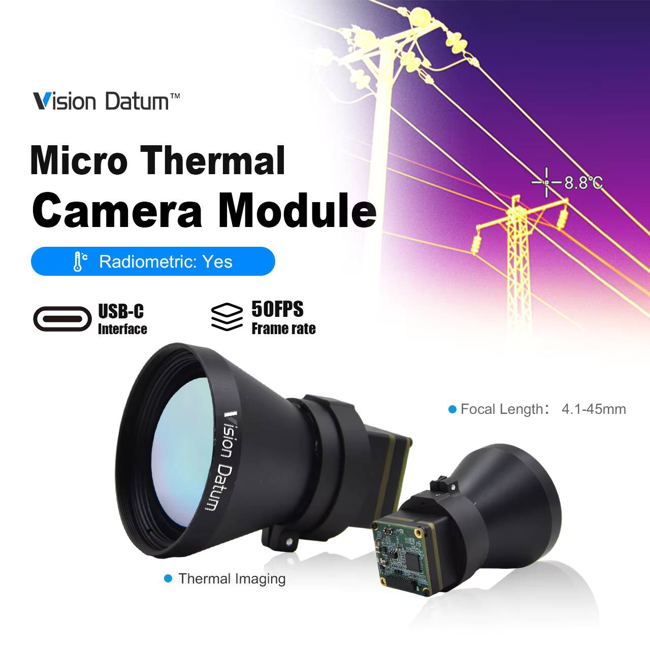 1280X1024 LWIR 12Um Soğutmasız - Thermal Imager Drone Gimbal incelemesi ve fiyatı