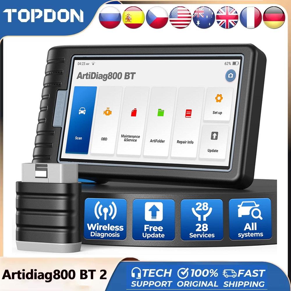 TOPDON ArtiDiag800 BT Araç Teş - Topdon Tc001 Thermal Camera incelemesi ve fiyatı